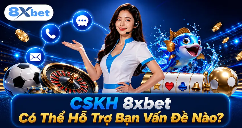 CSKH 8xbet Có Thể Hỗ Trợ Bạn Vấn Đề Nào